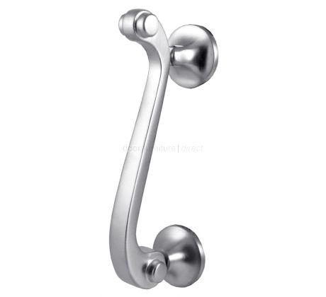 Satin Chrome Scroll Door Knocker 150mm