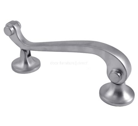 Satin Chrome Scroll Door Knocker 150mm