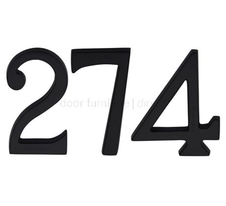 Heritage C1564 Matt Black 76mm (3in) Door Numbers
