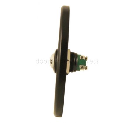 Matt Black Circular Bell Push with China Press 60mm