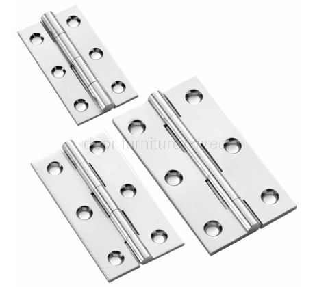 Polished Chrome Cabinet Hinges In Pairs