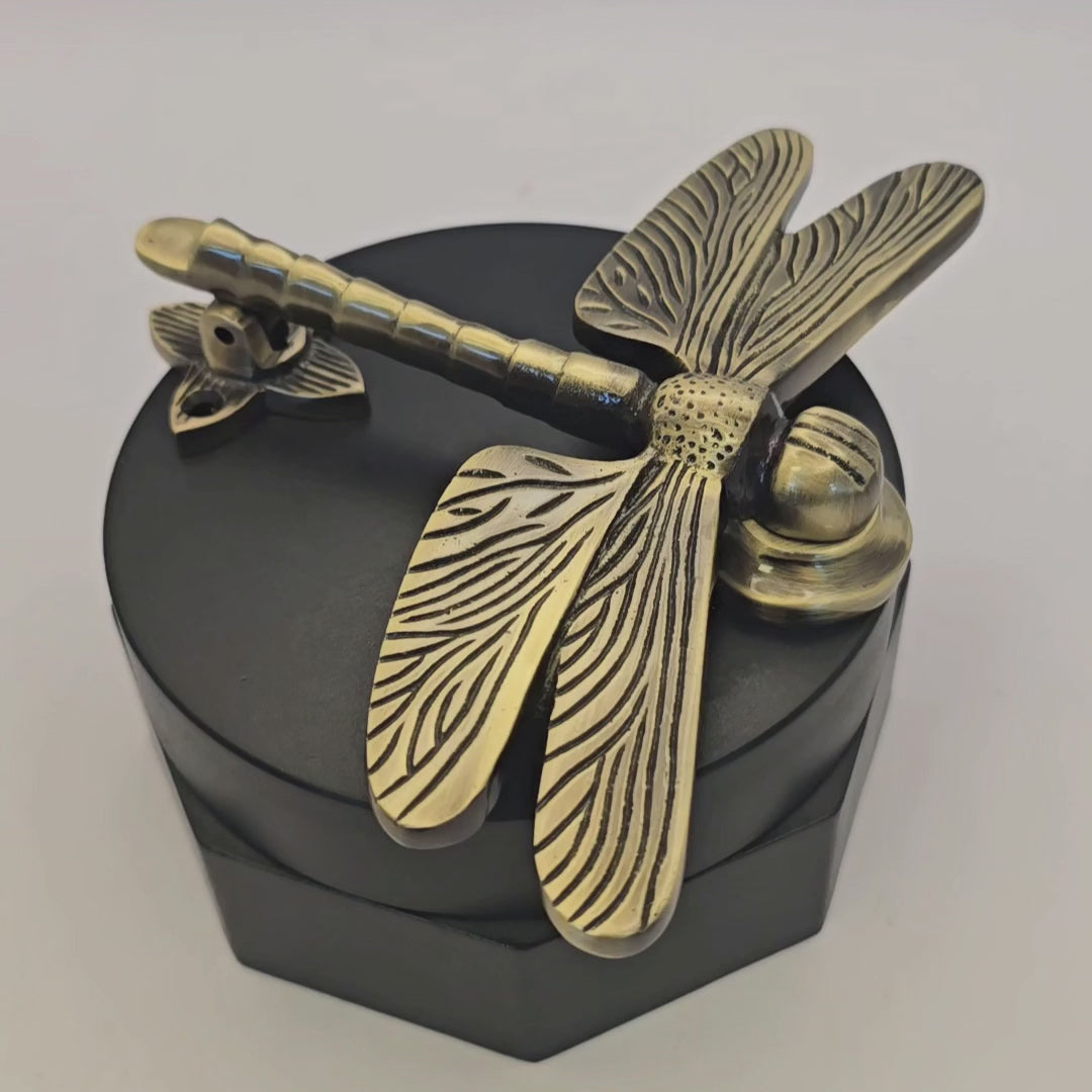 Dragonfly Door Knocker Antique Brass 145mm SB4108ANT