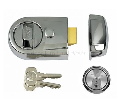 Yale Chrome Standard Nightlatch Y3