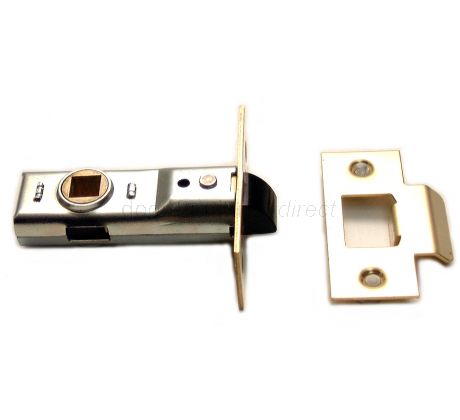 Union Tubular Mortice Latch Electro-Brassed 2.5in (64.5mm)