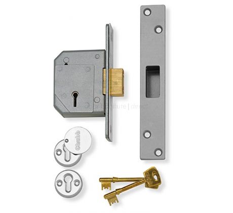 Union Deadlock 5 Lever BS3621 Satin 3G114E
