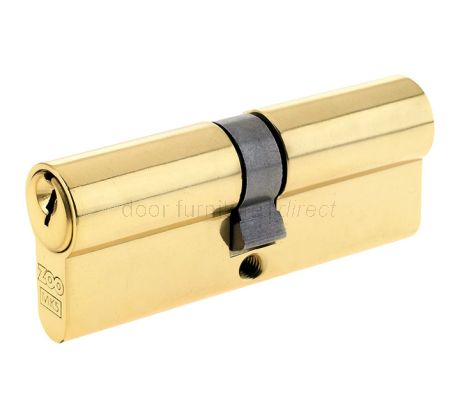 Double Euro Profile Cylinder 5 Pin Keyed to Differ