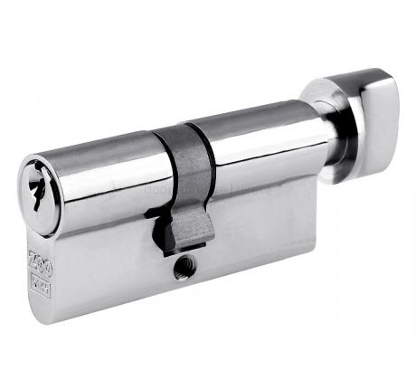 Key And Turn Euro Profile Cylinder 5 Pin Keyed to Differ