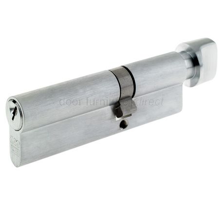 Key and Turn Offset Euro Profile Cylinder 5 Pin Keyed To Differ