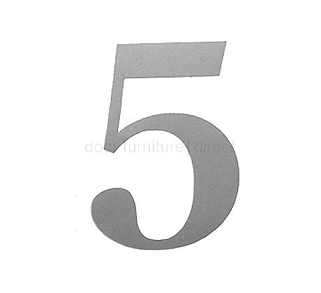 51mm Adhesive Silver Numerals and Letters