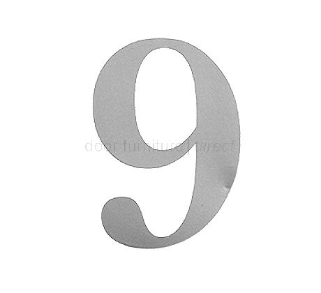 51mm Adhesive Silver Numerals and Letters