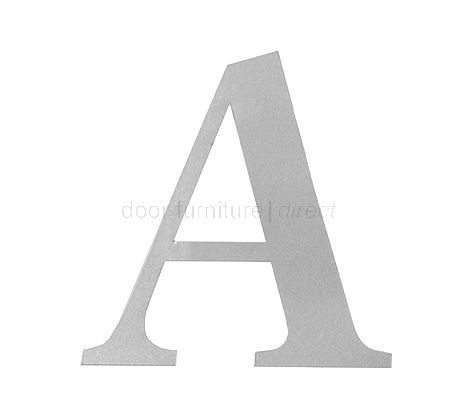 51mm Adhesive Silver Numerals and Letters