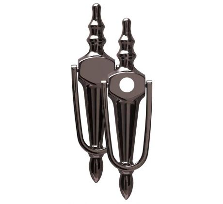 Fab&Fix Victorian Hardex Bronze Slim Face Fix Urn Knocker 200x55mm