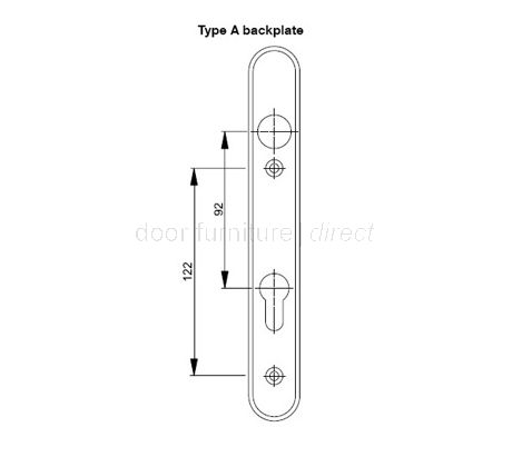 Foxcote Foundries Multi Point Door Handles 92mm Centres FF45