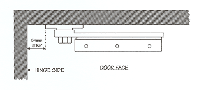 Door Limiting and Friction Stay Silver