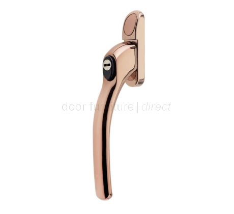 Connoiseur PVCU Locking Window Handle Hardex Rose