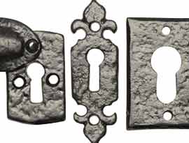 Black Antique Escutcheons