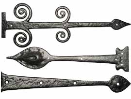 Black Antique Decorative Hinge Fronts