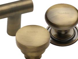 Heritage Antique Brass Cabinet Knobs