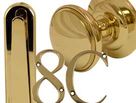 Gold & Brass UPVC and Multipoint Front Door Accessories