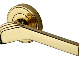 Brass Levers on Rose