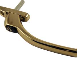 Gold & Brass UPVC and Multipoint Window Handles