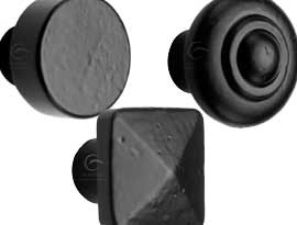 Rustic Black Cabinet Knobs