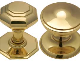 Brass Centre Door Knobs