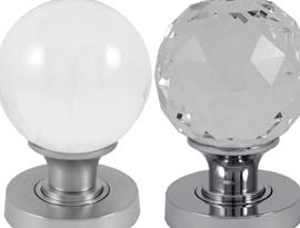 Glass Mortice Door Knobs