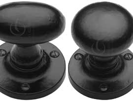 Rustic Black Door Knobs