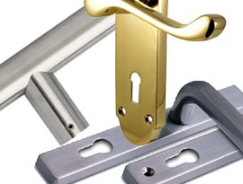 External on sale door hardware