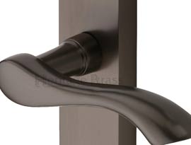 Imitation Matt Bronze Finish Door Handles