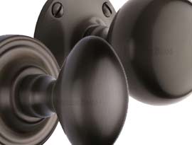 Imitation Matt Bronze Finish Door Knobs