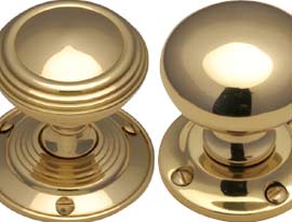 Brass Mortice Door Knobs