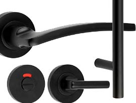 Matt Black Nero Door Furniture & Accessories