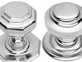 Polished Chrome Centre Door Knobs