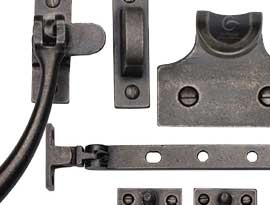 Rustic Pewter Window Fittings