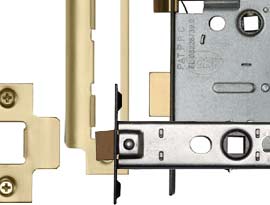 Satin Brass Locks & Latches