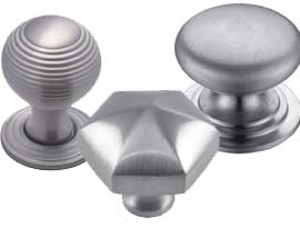 Satin Chrome Cabinet Knobs