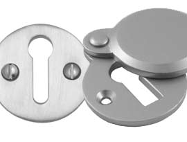 Satin Chrome Escutcheons