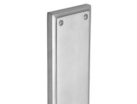 Satin Chrome Finger Plates