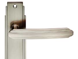 Satin Nickel Art Deco Style