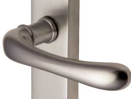 Satin Nickel Finish Lever Handles