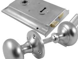 Satin Chrome Rim Furniture and Locks