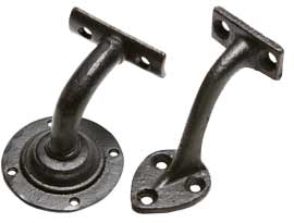 Black Iron Handrail Brackets