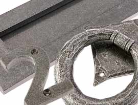 Valley Forge Pewter Front Door Furniture