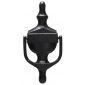 Fab and Fix Victorian Antique Black Upvc Urn Knocker 162mm No Spyhole