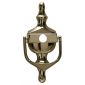 Fab and Fix Victorian Hardex Gold Upvc Knocker 162mm Spyhole Facility