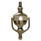 Fab and Fix Victorian Hardex Gold Upvc Knocker 162mm Spyhole Facility