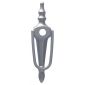 Fab and Fix Victorian Premium Satin Slim Knocker 200mm Spyhole Facility