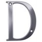 Hardex Satin Door Letter D 80mm